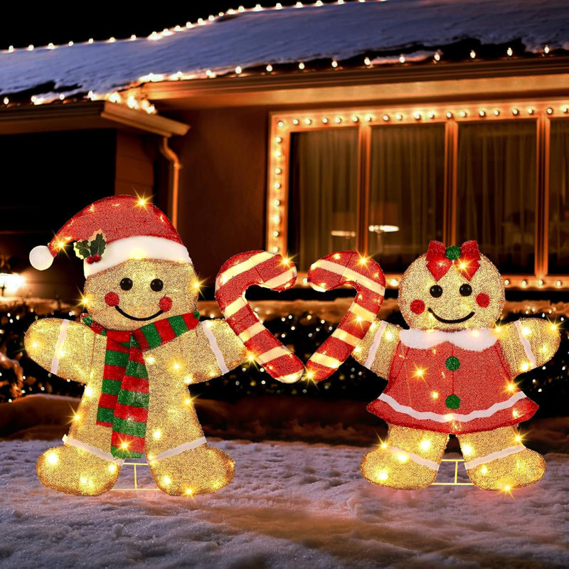 Christmas light up outdoor decorations discount